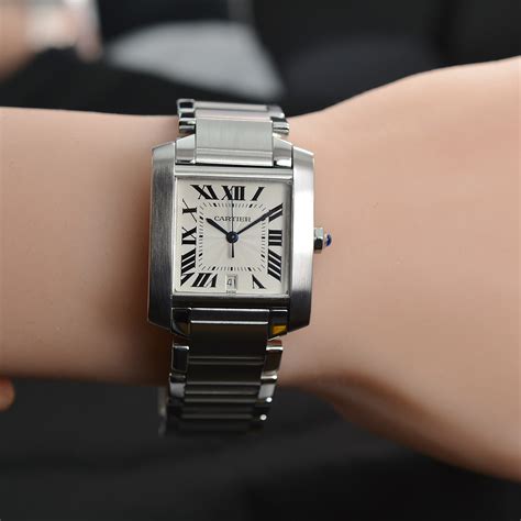 cartier tank watch ladies automatic.